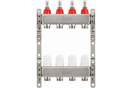 Коллекторная группа AV Engineering AVE136, 4 выхода AVE13600104K