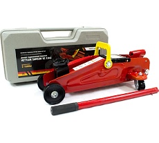 Гидравлический подкатной домкрат Vettler Samson 2т, 125x300 в кейсе VEFJm2