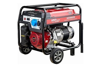 Бензиновый генератор HND GE 5500 XN с двигателем Honda GE5500XN
