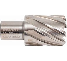 Сверло корончатое, HSS, L=30 мм, d=30 мм Gigant GCD-3030