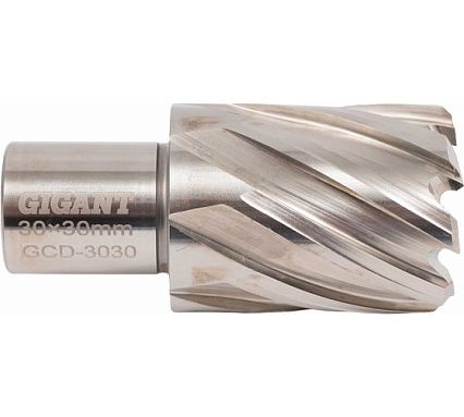 Сверло корончатое, HSS, L=30 мм, d=30 мм Gigant GCD-3030