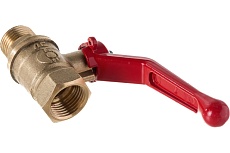 Шаровой для воды Valfex 1/2&quot; ВР/НР ручка-рычаг, латунный 11Б27фт1М VF.215.LR1.012.Bir