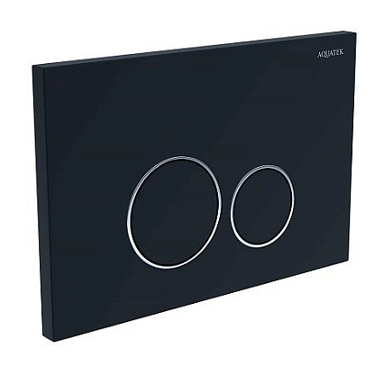 Подвесной унитаз SET Aquatek Лея Т-020 4в1, кнопка черный матовый Подвесной унитаз SET Aquatek Лея Т-020 4в1, кнопка черный матовый