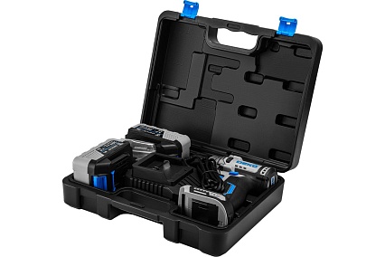Дрель-шуруповерт аккумуляторная бесщеточная Deko Loner 20V ONE + в кейсе, 20В, 2x4.0Ач 085-1003