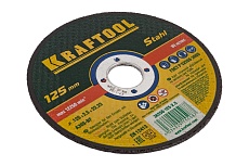 Отрезной абразивный круг Kraftool по металлу для УШМ 125x2.5x22.23 мм 36250-125-2.5