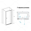 Душевой уголок RGW Passage PA-32 (PA-02 + Z-050-1) 80x80 прозрачное, хром