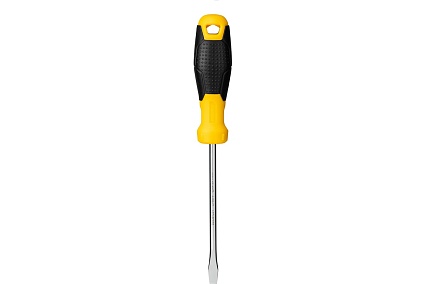 Шлицевая отвертка Deli SL6х125мм DL6361251 Cr-V, магнит, TPR+PP ручка 98354