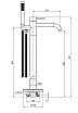 Напольный смеситель AQUAme Siena AQM6218