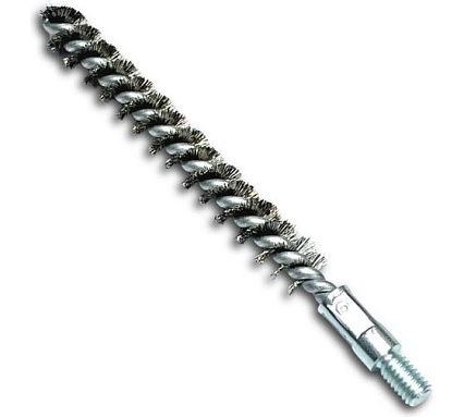 Щетка ерш Lessmann Д10x115x80 М6, ROF 0,15мм 500510