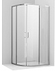 Душевой уголок Ambassador Kingston 80x80 14011106 прозрачный, хром