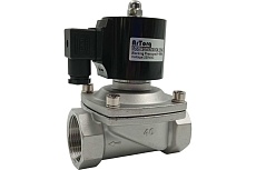 Соленоидный клапан прямого типа с мембраной принудительного подъёма ArTorq SK40N200GN.220AC 2/2 нормально закрыт, G 1”1/2, корпус нержавеющая сталь
