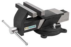 Тиски стальные поворотные iLOFORCE с наковальней 5&quot; (125мм) IF-6540805(60993)