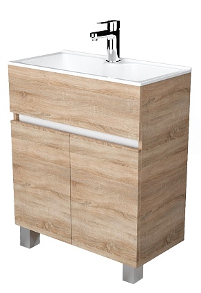 Тумба с раковиной 1MarKa Mira 60 см напольная