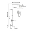 Душевая стойка WasserKRAFT A188.067.059.WM Thermo с термостатом, белый