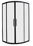 Душевой уголок Cerutti Diva 100x100 прозрачный, черный