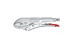 Ручной зажим Knipex круг 30 мм, квадрат 20 мм,под ключ 30 мм,штрихкод на ручках KN-4104180EAN