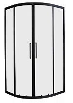 Душевой уголок Cerutti Diva 100x100 прозрачный, черный