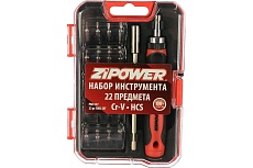 Набор инструмента, 22 предмета Zipower PM5127
