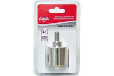 Коронка алмазная в сборе по керамограниту 40 мм Elitech 1820.081800