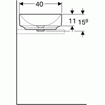 Раковина Geberit VariForm 55 см 500.771.01.2