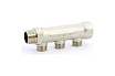 Коллектор Tiemme 4 отвода, 3/4"х1/2(16) (никель) 1910021 / 1914N050404