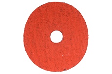 Фибровые шлифовальные круги на керамической основе 125 мм, Р24, 5 шт, красные Vitatools F125-P24-5-RED