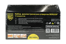 Набор диэлектрических отверток до 1000V, 13шт Berger BG BG1064