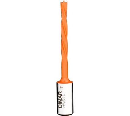 Сверло глухое левое 4 флейты (4x43 мм; L70 мм; хвостовик 10x20 присадка) Dimar 2014347