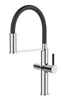 Смеситель для кухни Iddis Ikon IKNSBFFi05 фильтр, гибкий излив, хром