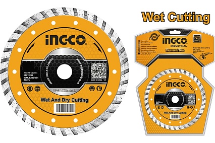 Диск алмазный ультратонкий INDUSTRIAL (105х10х1.0х20/16 мм) Ingco DMD031051HT