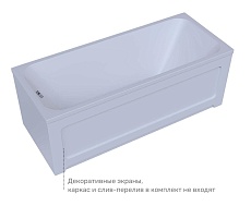 Акриловая ванна Aquatek Мия 155x70 см MIY155-0000001