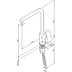 Смеситель для кухни Am.Pm Like F8005022 черный матовый