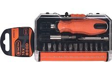 Набор вставок TACTIX из 16-ти предметов, SL, PH, PZ, TORX 900016