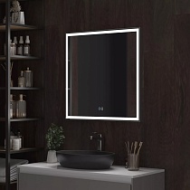 Зеркало Континент Strong Black Led 70x90 см с подсветкой ЗЛП2135