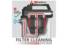 Строительный пылесос Einhell te-vc 2350 sacl,1600 Вт, 230 мбар, 50 л, очистка фильтра, розетка 2342475