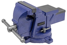 Стальные поворотные тиски с наковальней Rockforce 4", 100 мм RF-6540604W(58922)