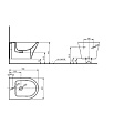 Подвесное биде Toto MH BW10045G1