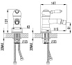 Смеситель для биде Lemark Villa LM4808B бронза