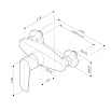 Смеситель для душа Am.Pm Gem F90A20022, черный