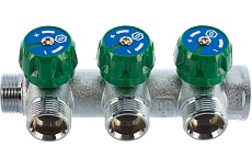 Регулирующий коллектор STOUT 3/4, 3 отвода 3/4ЕК SMB-6850-343403 RG008UJF3RLQ1E
