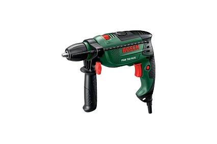 Ударная дрель Bosch PSB 750 RCE + 19 шт. TiN Wrap 0.603.128.504