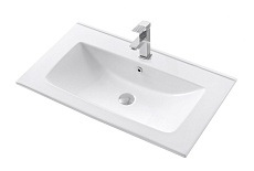 Мебель для ванной Art&Max Platino-Cer 80 см белый глянец