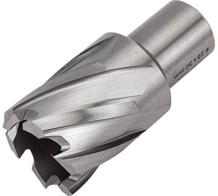 Сверло корончатое HSS по металлу (28х30/63 мм; Weldon 19) D.BOR CD-HSS-030-028-W