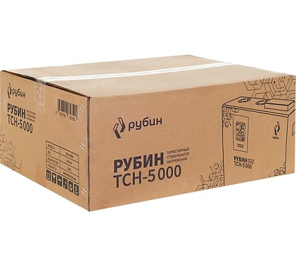 Трехфазный комплект стабилизаторов Рубин ТСН 15000 ва (3 штуки в упаковке) РЭ-ТСН 5000/3
