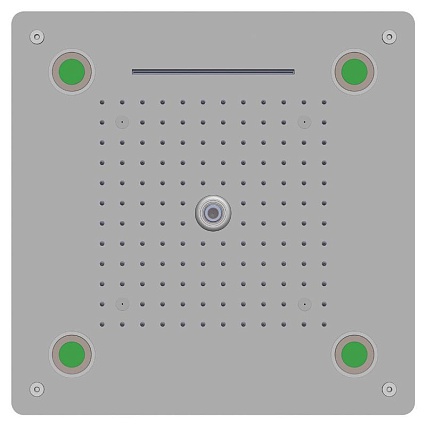 Верхний душ RGW Shower Panels SP-73 50x50 многофункциональный