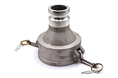 Камлок переходной алюминиевый HIMPT DA-4020 (МАМА 100мм + ПАПА 50мм) 4&quot; х 2&quot; 00-00012302