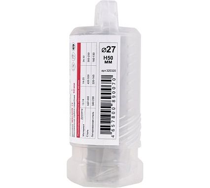 Сверло корончатое по металлу HSS Extra Line 27x50 мм Diam 320320