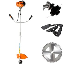 Бензиновый триммер 1,7 л.с., леска/диск, Gigant GTSL-06