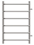 Полотенцесушитель водяной Point PN08558 П6 50x80, боковое подключение, хром