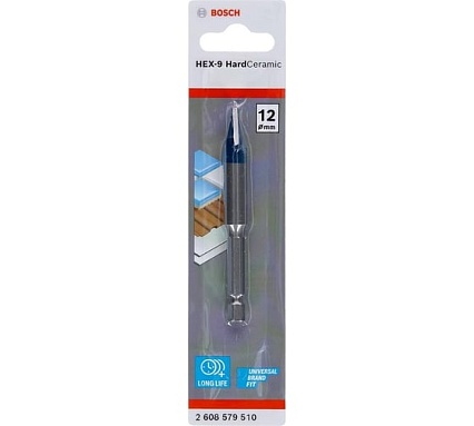 Сверло по керамограниту HardCeramic 12x90 мм, Hex-9 Bosch 2608579510
